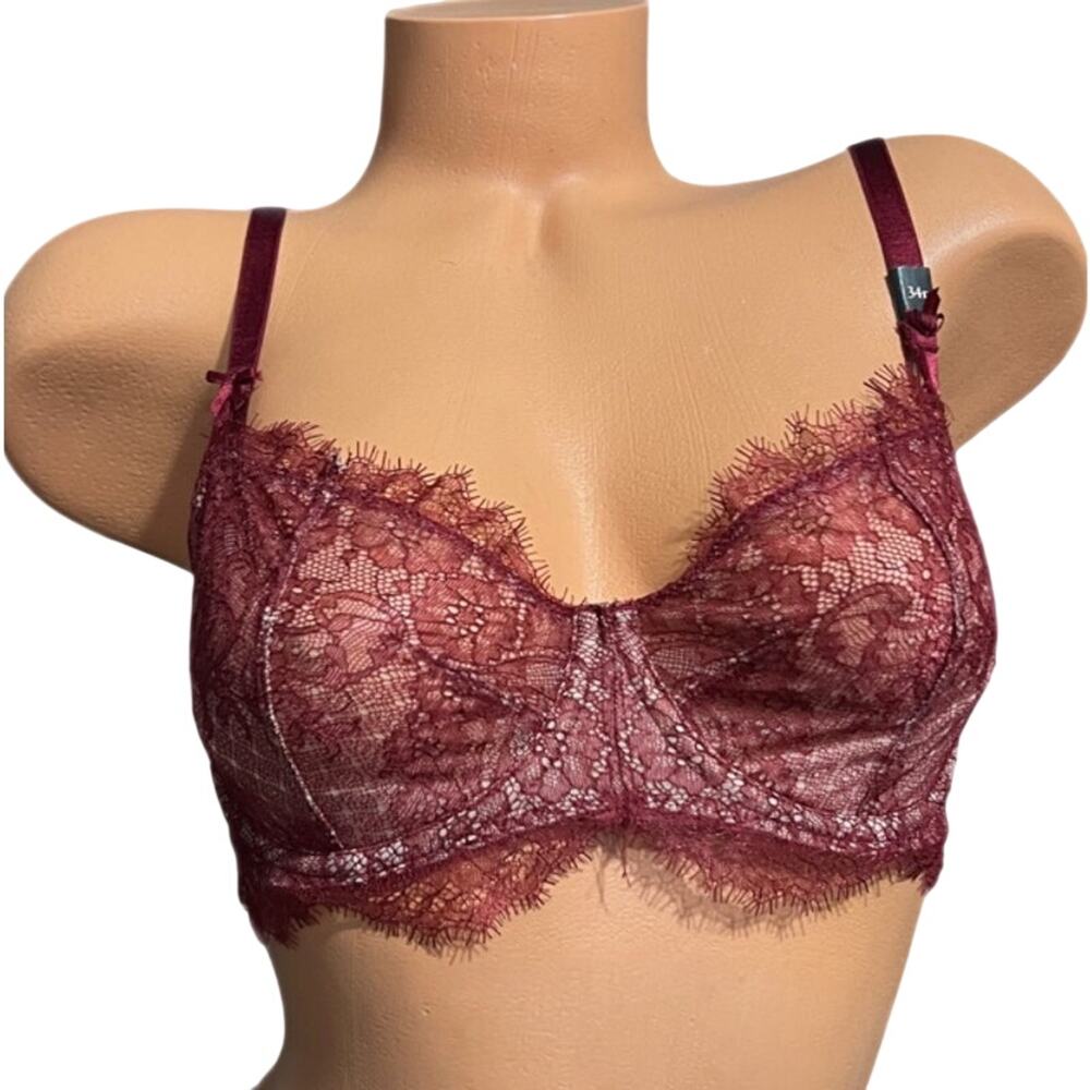 Victoria's Secret Dream Angels Push Up without Padding Lace Bra 32DDD